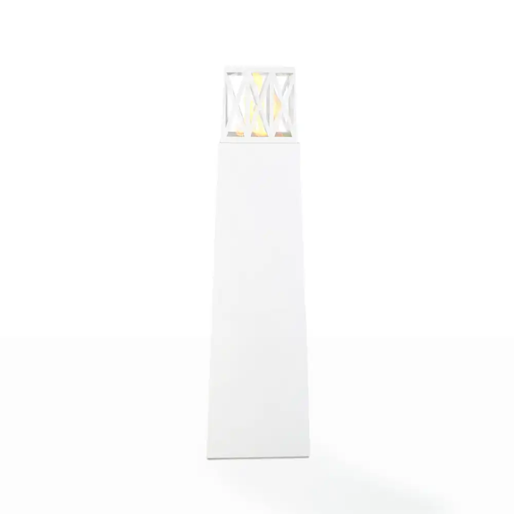 Lareira a Bioetanol Exterior VULCANO Branca 145 cm