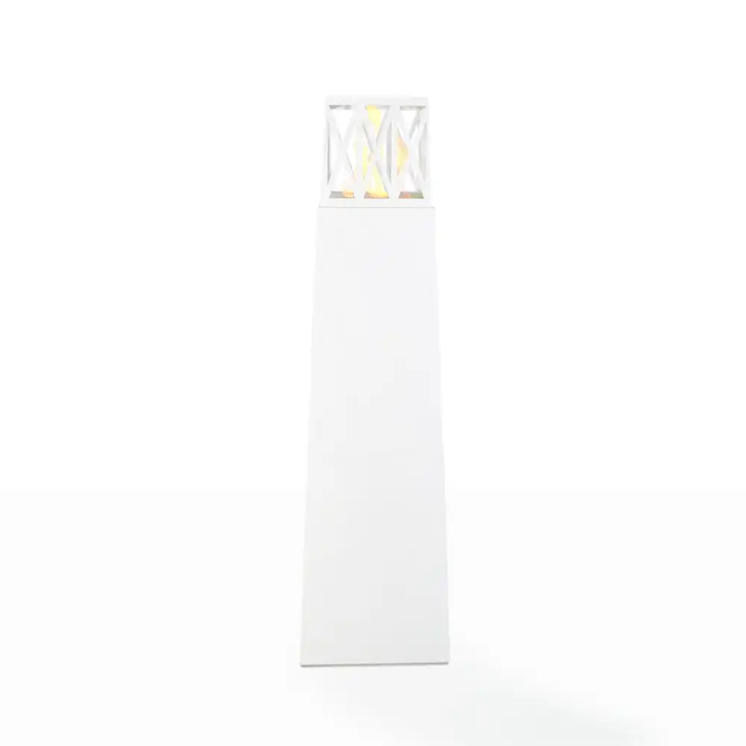 Lareira a Bioetanol Exterior VULCANO Branca 145 cm