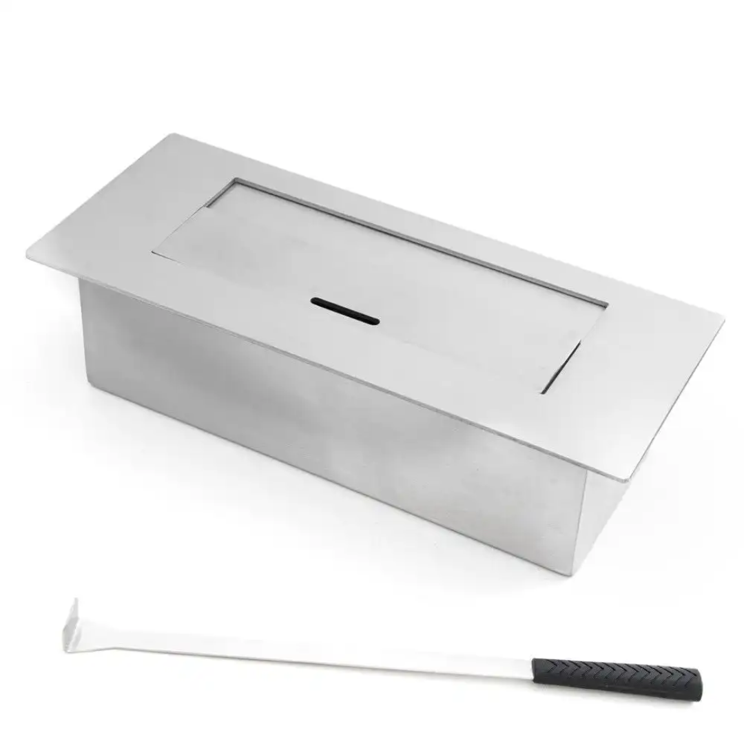 Lareira a Bioetanol de Parede VIENNA – 65 cm, Vidro Temperado, Preto