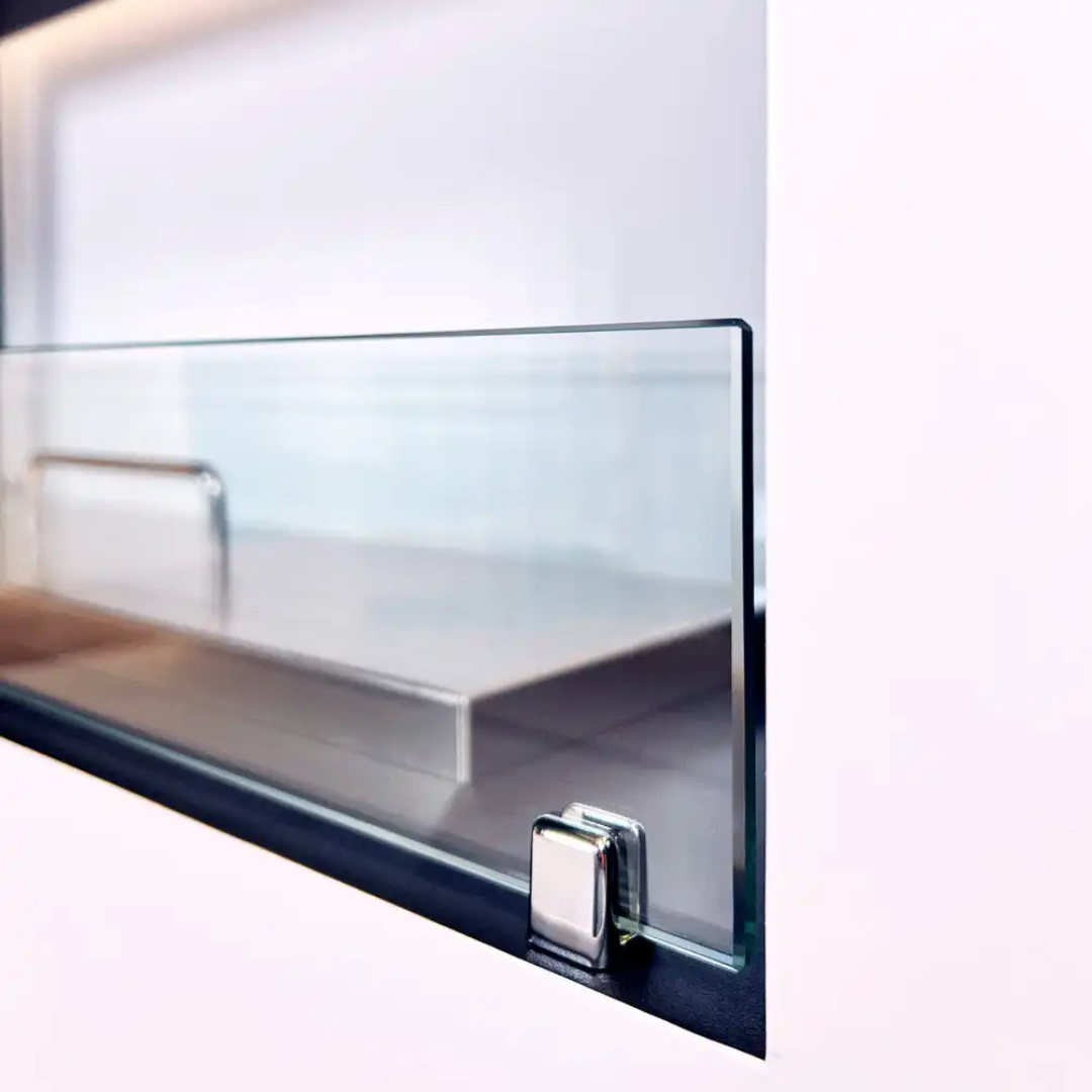 Lareira a Bioetanol de Chão Giotto S 100×30 cm Branca – Interior e Exterior