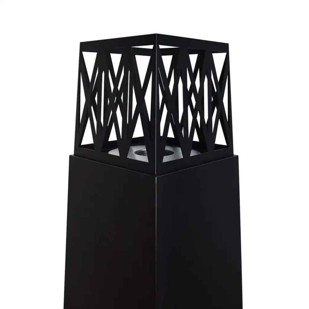 Lareira a Bioetanol Exterior VULCANO Preta 145 cm