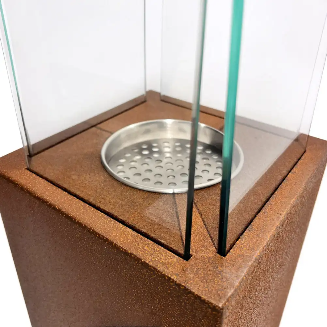 Lareira a Bioetanol Exterior Capri 70 – Fogo de Jardim Moderno