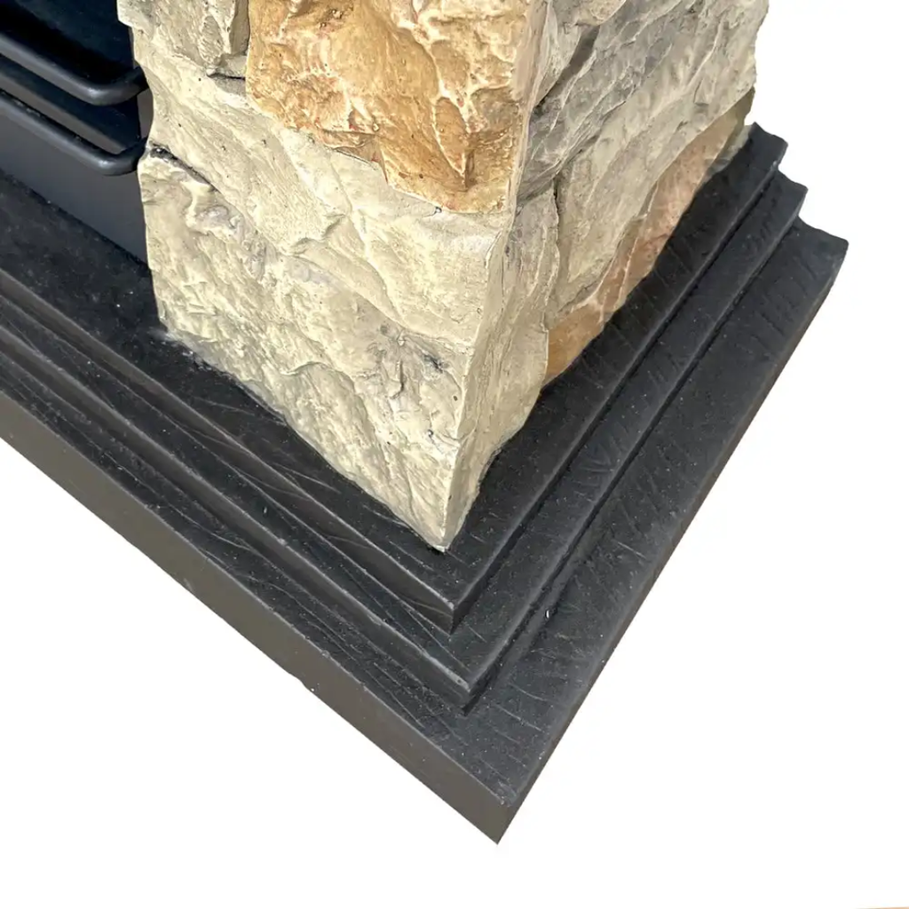 Lareira a Bioetanol de Chão BELLUNO – Efeito Pedra Decorativa