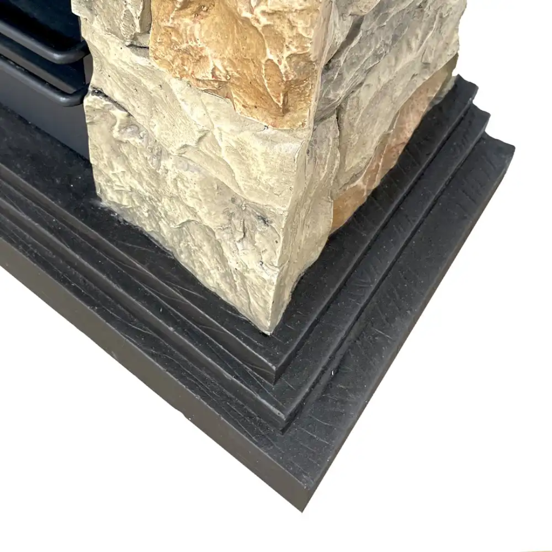 Lareira a Bioetanol de Chão BELLUNO – Efeito Pedra Decorativa