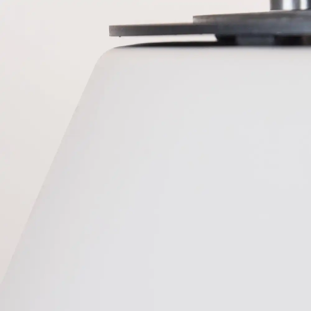 Lareira a Bioetanol de Chão STROMBOLI Branca – Interior e Exterior