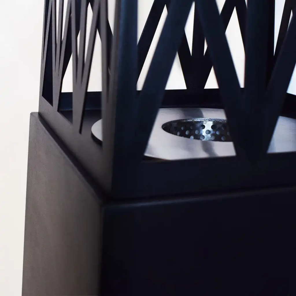 Lareira a Bioetanol Exterior VULCANO Preta 145 cm