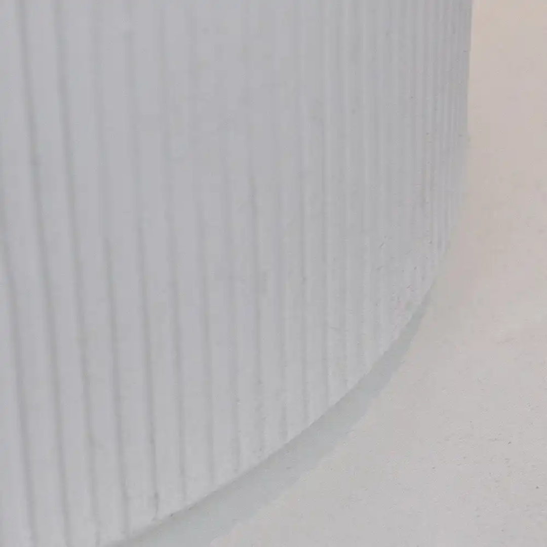 Lareira a Bioetanol de Chão MODIGLIANI Branca – Design Minimalista