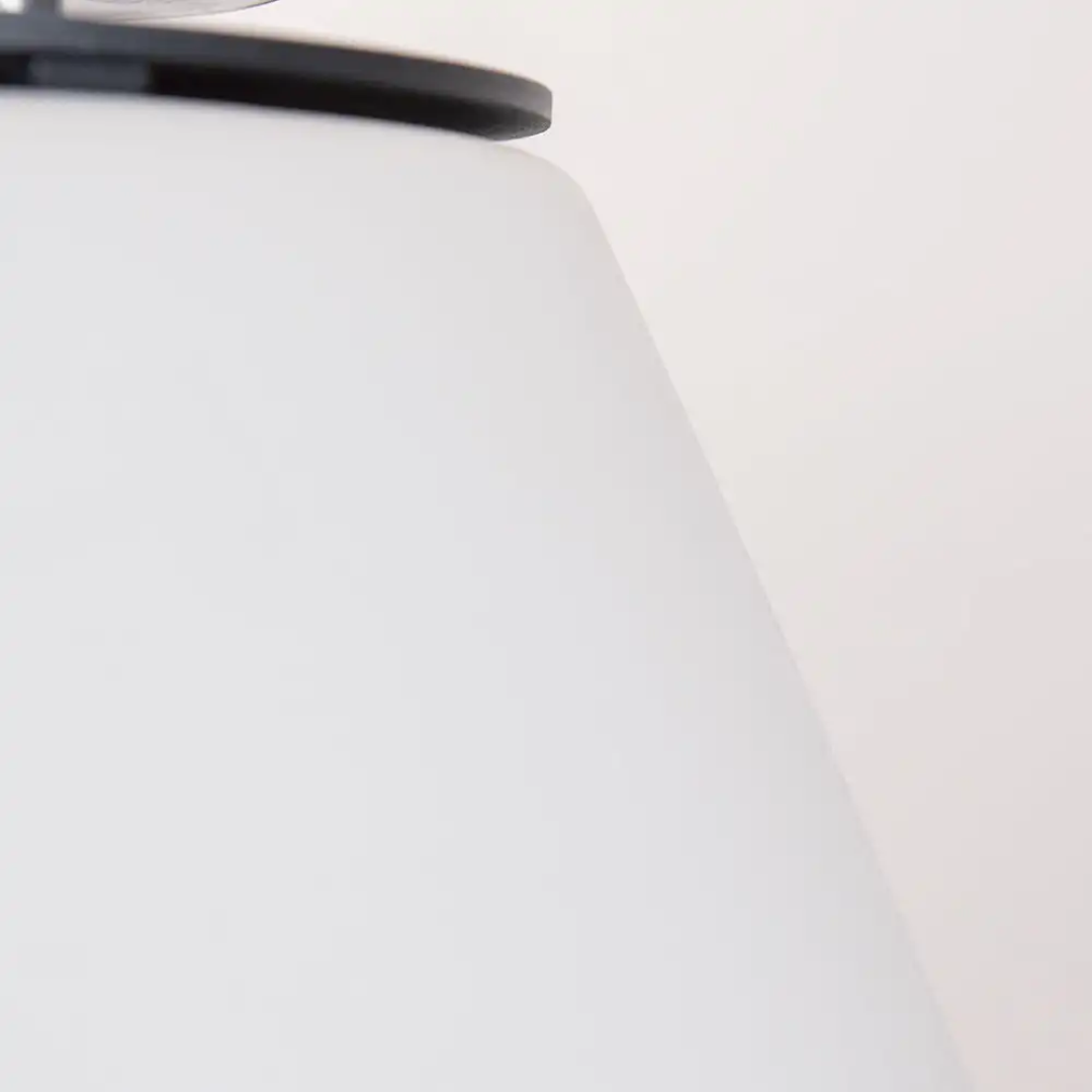 Lareira a Bioetanol de Chão STROMBOLI Branca – Interior e Exterior