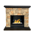 Lareira a Bioetanol de Chão BELLUNO – Efeito Pedra Decorativa